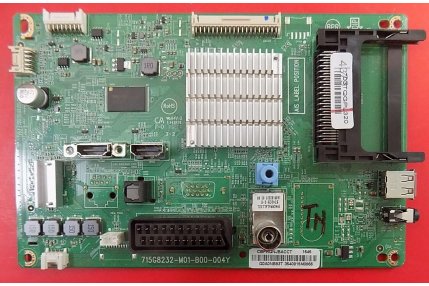 Main e DVBT TV - MAIN PHILIPS 715G8232-M01-B00-004Y - CODICE A BARRE G0A0NB83T NUOVA