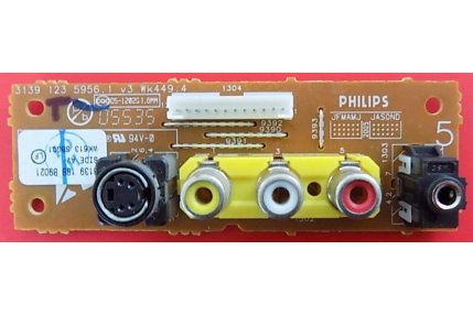 Schede Tuner Ingressi e Interconnessione TV - MODULINO INGRESSI PHILIPS 3139 123 5956.1 V3 Wk449.4 - CODICE A BARRE 3139 188 89021