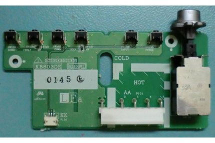 Schede Tuner Ingressi e Interconnessione TV - MODULO ACCENSIONE SHARP SB803WJ KB803DE 0145 E
