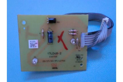 Ricevitori IR e Modulini Led on TV - RICEVITORE IR LED 17LD48-2 030706 - CODICE A BARRE 266961