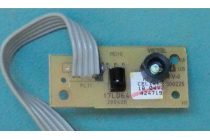 Ricevitori IR e Modulini Led on TV - RICEVITORE IR LED 17LD64-6 280408 - CODICE A BARRE 424719
