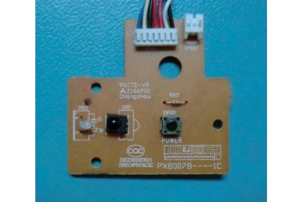 Ricevitori IR e Modulini Led on TV - RICEVITORE IR LED KEYMAT PULSANTE ACCENSIONE PX80078----1C CQC03001003024 2002CAP0426CQC