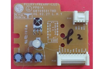  - RICEVITORE IR LED LG PC1RV PP61A 68709S0178D