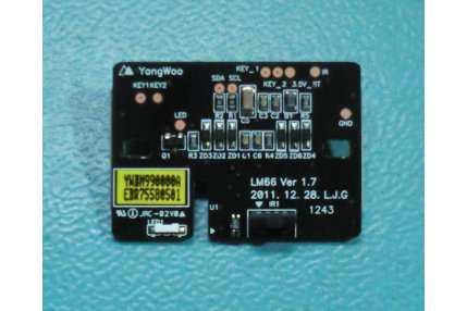  - RICEVITORE IR LED LM66 VER 1.7 - CODICE A BARRE EBR75580501