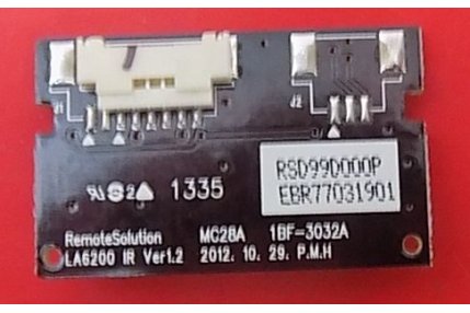  - RICEVITORE IR LG LA6200 VER1.2 MC28A 1BF-3032A - CODICE A BARRE EBR77031901