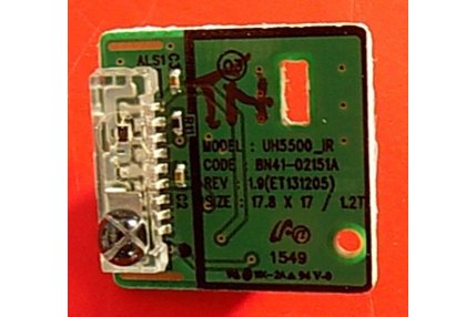  - RICEVITORE IR SAMSUNG UH5500_IR BN41-02151A NUOVO