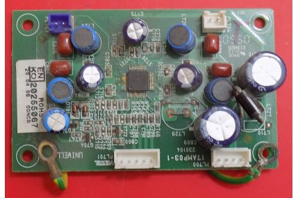 Schede Tuner Ingressi e Interconnessione TV - SCHEDA AUDIO 17AMP03-1 230104 - CODICE A BARRE 20255067