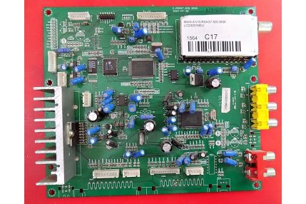 Main e DVBT TV - SCHEDA INGRESSI E RSAG7.820.393A - CODICE A BARRE LCD3201MEU