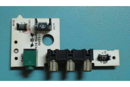 Schede Tuner Ingressi e Interconnessione TV - SCHEDA INGRESSI INPUT CS 2040 CUFFIA RCA