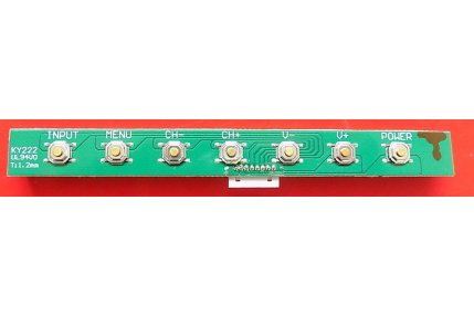 Tastiere TV - TASTIERA KY222 UL94V0