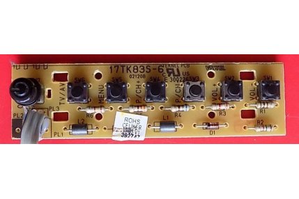 Tastiere TV - TASTIERA PULSANTE ACCENSIONE 17TK83S-6