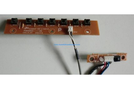 Tastiere TV - TASTIERA PXK003----2G LCD15_03_KEY E106527 SRF-C CON RICEVITORE IR LED LCD15_03_RMT PXK0003----2G