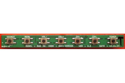 Tastiere TV - TASTIERA SAMSUNG DUO MO BN41-00532A VER 0.3