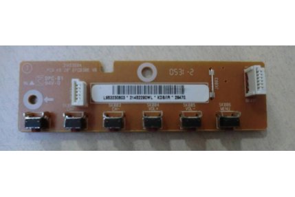 Tastiere TV - TASTIERA THOMSON 2146360A PCB KB 20 EFC030E V6 - CODICE A BARRE 21452290WL