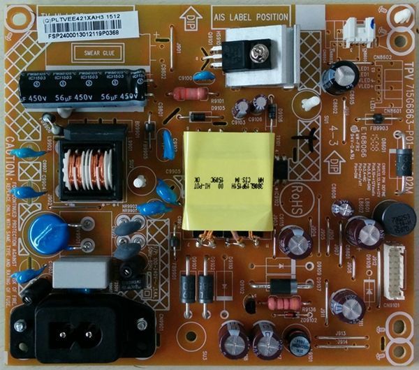 FUENTE DE ALIMENTACIÓN 715G6863 P01 001 002M PHILIPS 22PFH4000/88