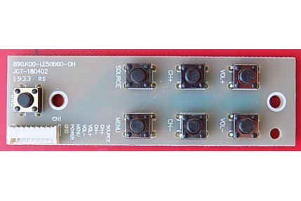 Tastiere TV - Tastiera Tele System 890.K00-LE50660-0H JCT-180402 1933Smontato da Tv Nuovo