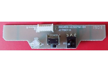 Ricevitori IR e Modulini Led on TV - Ricevitore IR Smart Tech Pulsante Accensione 890.KE0-LE32Z1M-0H JCT190114Smontata da Tv Nuovo