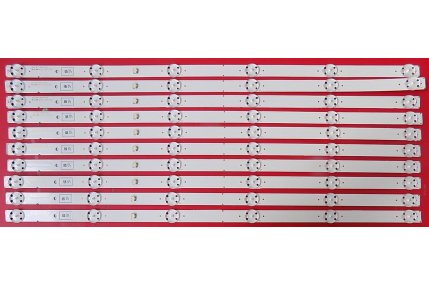  - Kit nr. 10 Barre Led Sony DRT L R04 171128Codice QR S718 J L55F 44BSmontate da Tv Nuovo - originale