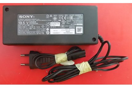  - Alimentatore - Adattatore Sony ACDP-120E03 19.5 V 6.2 A 4-564-245-01 Smontato da Tv Nuovo