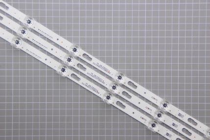 Barre Led - Kit 3 Barre 10 Led per Samsung UE43TU8070UXZT - CRH-P43S630300310079-REV1.5