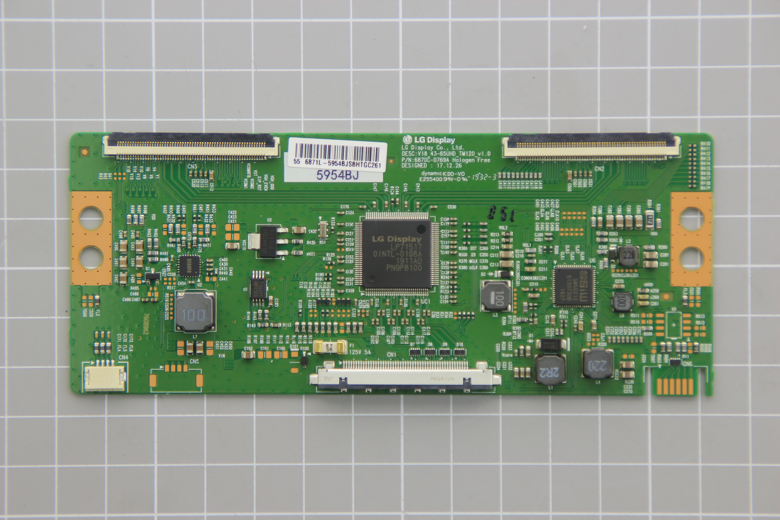 LG 6871L-2710C (6870C-0369C) T-Con Board for 55LW5300-UC