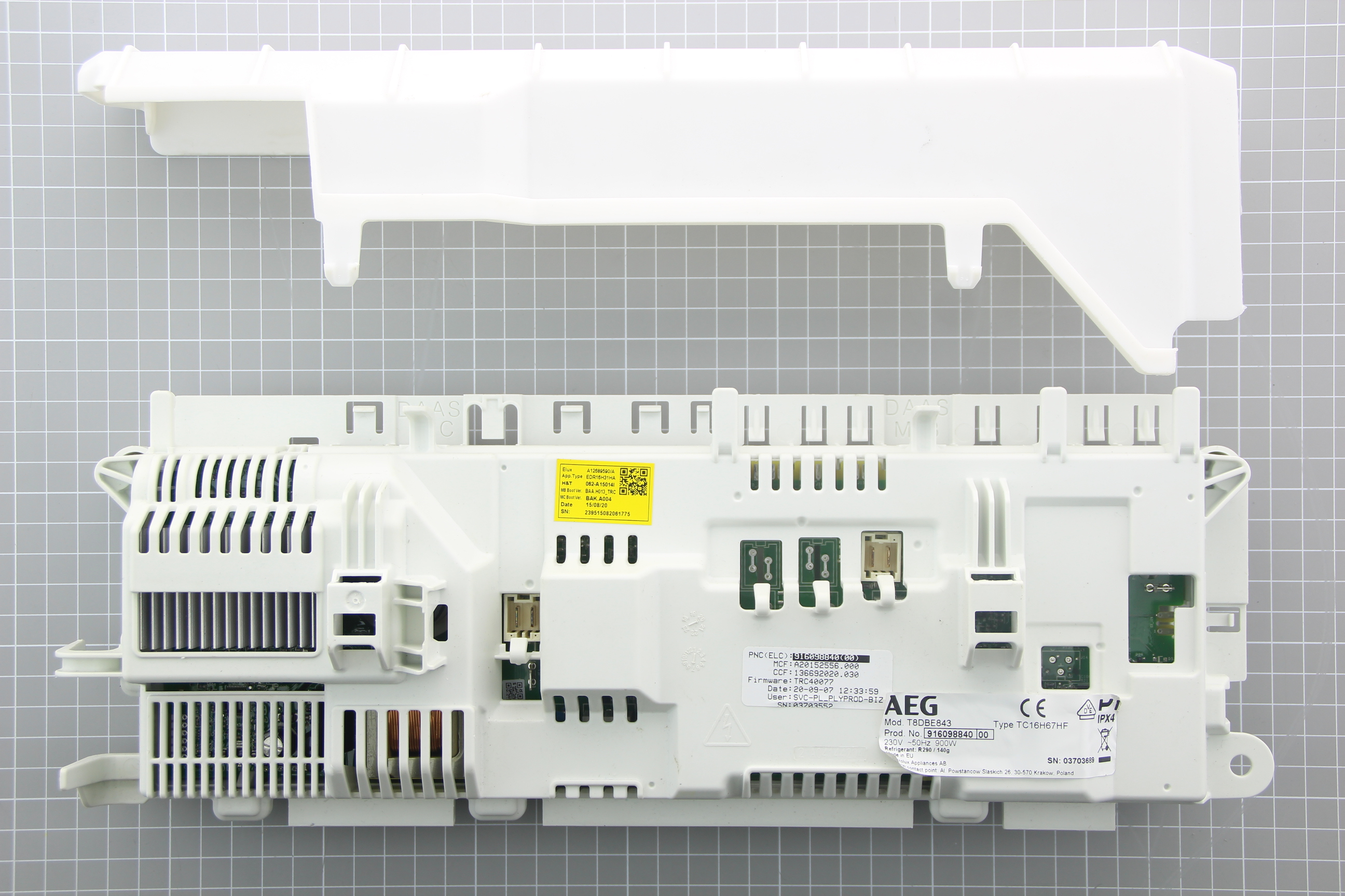 Scheda Di Controllo Principale LG EBR75439403 Per Asciugatrice, Usata Ma Perfettamente Funzionante