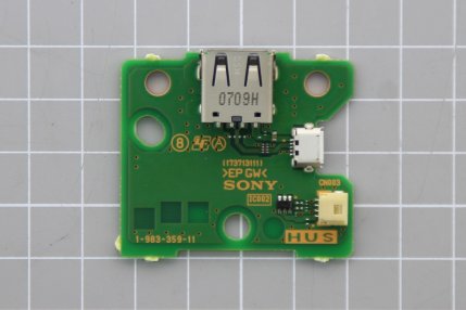 Schede Tuner Ingressi e Interconnessione TV - Scheda HUS Sony 1-983-359-11 A2201663A