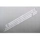Kit 4 barre led TCL 65P69K - 2x N0101-000328 - 2x N0101-000329 - originale