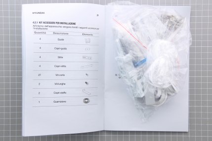 Kit accessori per installazione frigorifero Hyundai BDDHN29SM1EB0