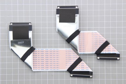 Coppia cavi Flat LVDS FFC TCL Main-Tcon - 165mm + 200mm - 60pin - SCFFC2024042301 - SCFFC2024042303