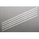 Kit 5 barre led TCL 65C635X1 - 65C635-ZX3030A - B0101-000376 - B0101-000377