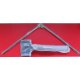 BASE TV SAMSUNG COMPLETA DI VITI BN9642145A CON SUPPORTO BN9642160A NUOVA