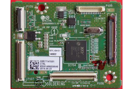 X/Y/Z SUS TV - CTRL LG AKAI 50T6_CTRL EAX65265001(1.8) LGE PDP 130705 Codice QR EBR77141501 Originale Nuovo