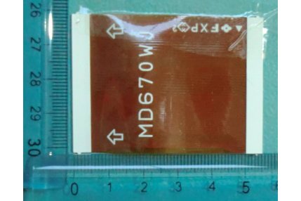 Flat - FLAT SHARP CON GANCETTI 40 X 57 mm - 80 pin MD670WJ