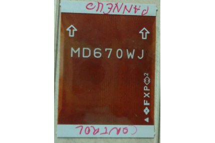 Flat - Flat Sharp con gancetti Pannello - T-Con 40 X 57 mm - 80 pin MD670WJ