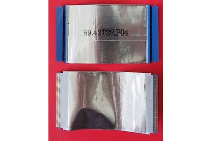  - FLAT SONY CON GANCETTI 30 X 57 mm - 60 pin 69.42T28.F04