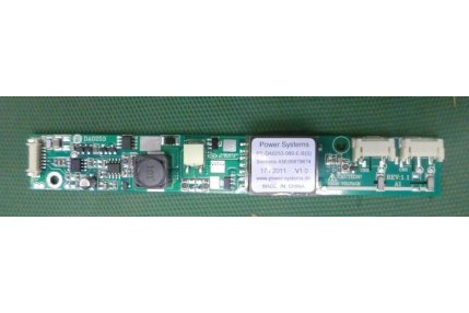 Inverter / Led Driver TV - INVERTER DA0253 REV 1.1 - CODICE A BARRE DA0253-10S R1.1 PER POWER SYSTEM PS-DA0253-080-E-B(S)