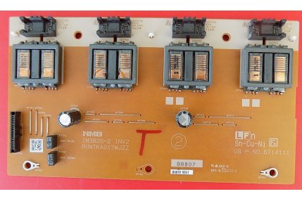 Inverter / Led Driver TV - INVERTER IM3826-2 INV2 RUNTKA217WJZZ 6714111 - CODICE A BARRE B6810 0561