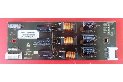 Inverter / Led Driver TV - INVERTER MAJESTIC HQ-LED19A - CODICE A BARRE 2012042033027