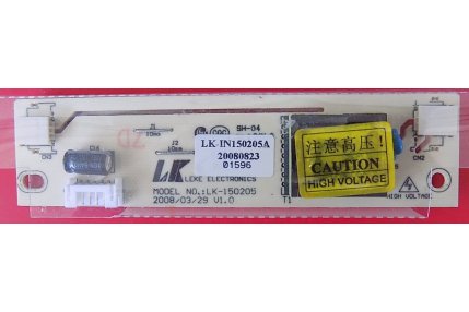 Inverter / Led Driver TV - INVERTER RETROILLUMINAZIONE LK-150205 - CODICE A BARRE LK-IN150205A 20080823