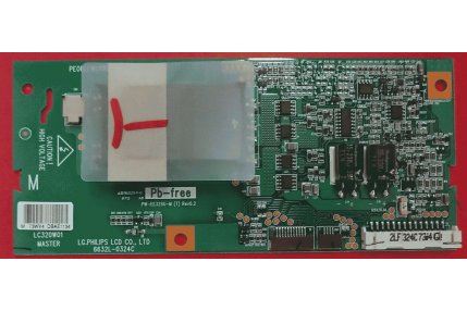 Inverter / Led Driver TV - Inverter Toshiba PW-EE32SU-M (T) REV0.2 6632L-0324C MasterCodice a barre M 73WV4