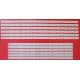 Kit 12 Barre Led nr.6 KJ55D13R-ZC21F-05 303KJ550042 + nr.6 KJ55D13L-ZC21F-05 303KJ550041 - originale
