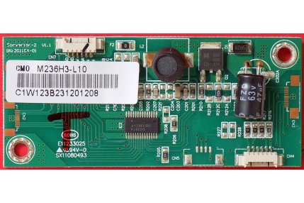 Inverter / Led Driver TV - Led Driver Hannspree Converter-2 v1.1 sn:201104-01 codice a barre M236H3-L10