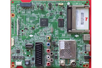  - Main LG LC43B/LD43B/LB43T EAX65388006(1.0) Codice a barre EBT62973001 - EBR77562844