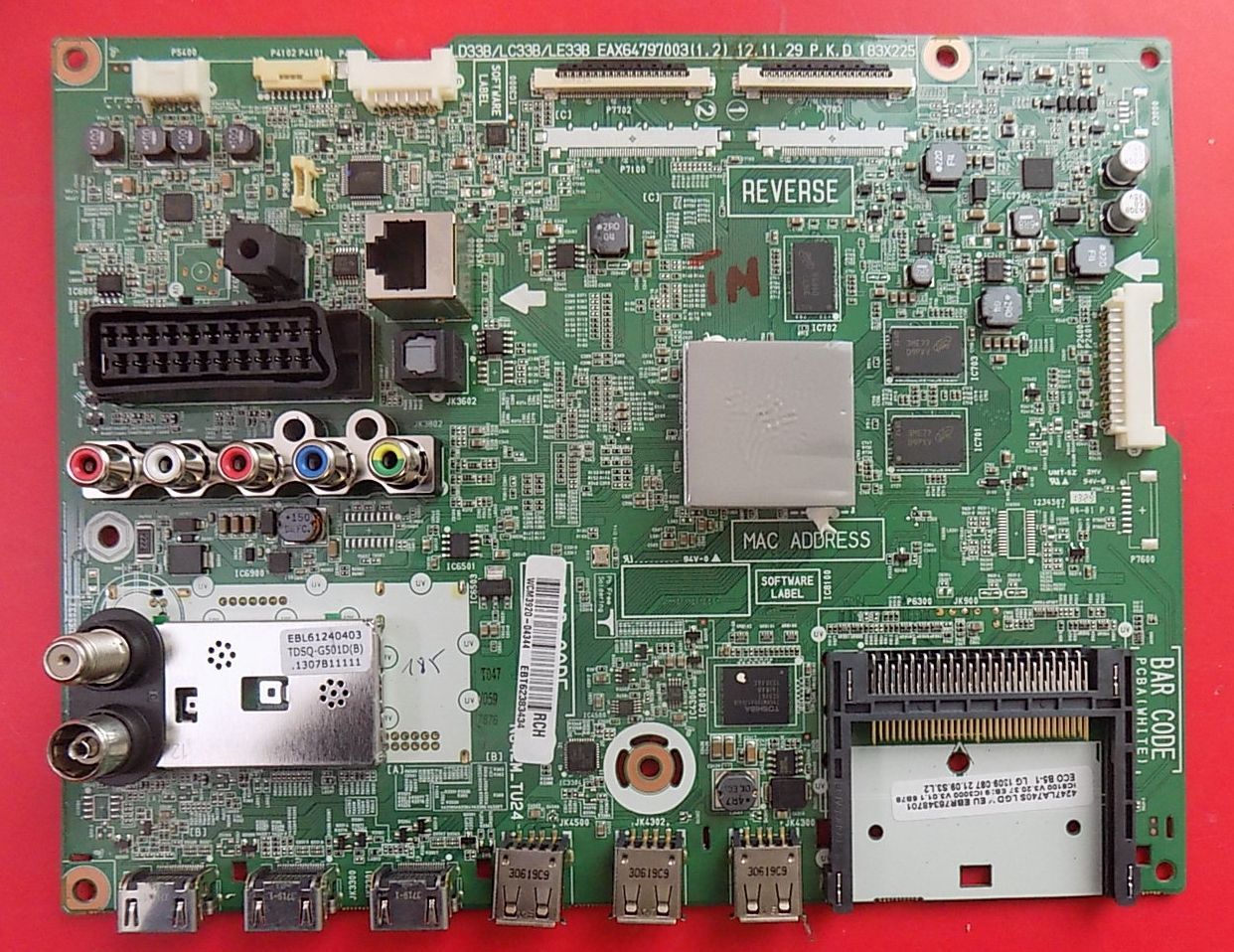 Main Lg 55ls4500 - Eax64437505(1.0) | Meses sin interés